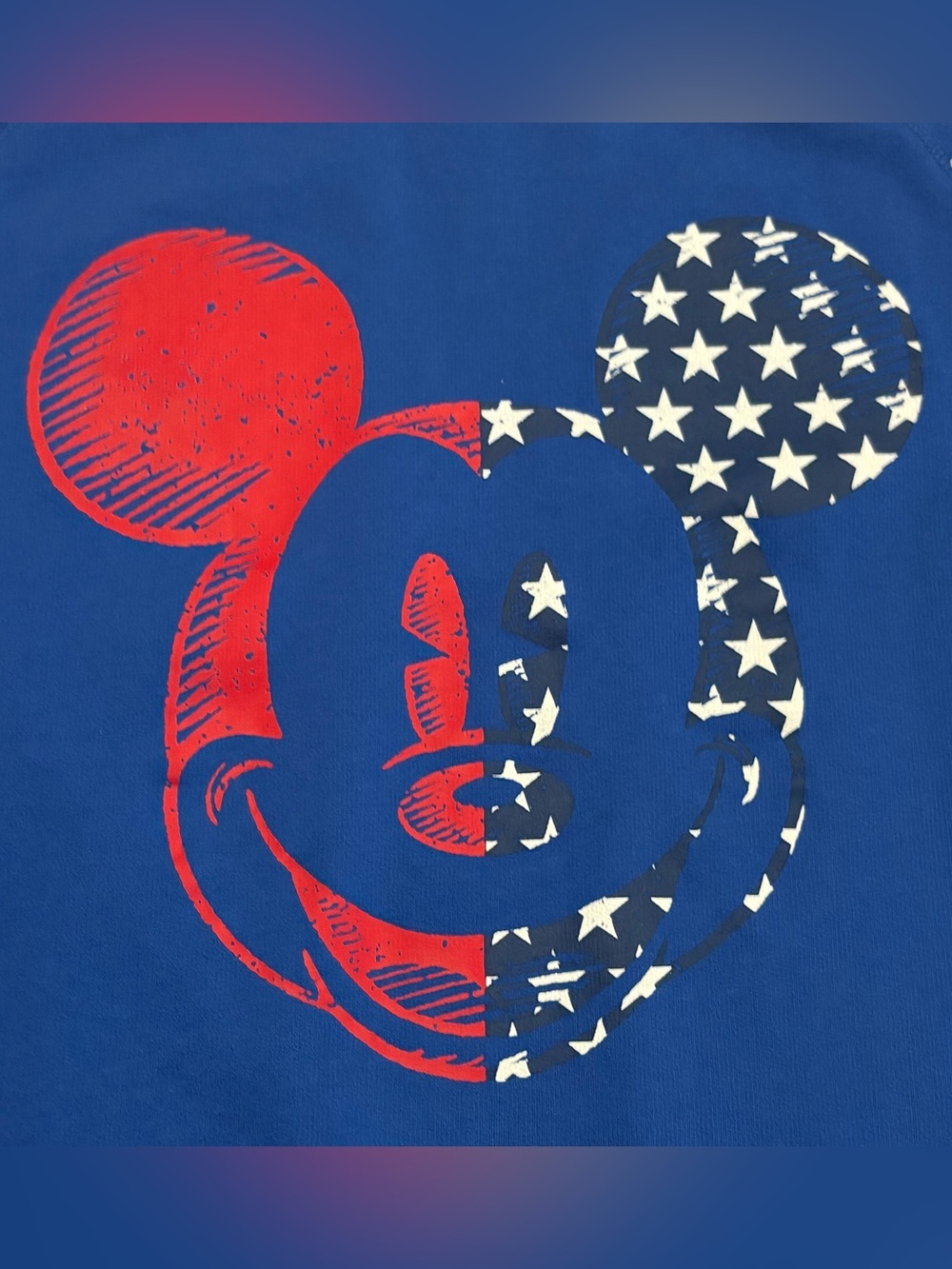 Disney Parks Sweatshirt Mickey Mouse Patriotic Americana XXL - Picture 5 of 9